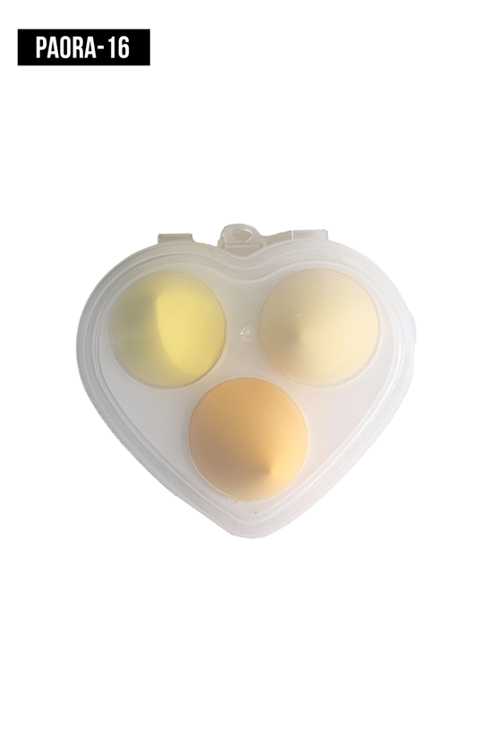 İthal Aksesuar Renkli 3'lü Makyaj Süngeri