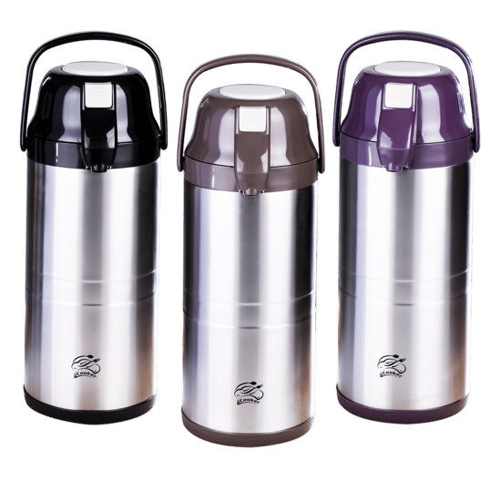 Cooker Ckr-2009 ( 4.5lt ) Lüx 304 Çelik Termos Renkli ( Pompalı & Musluklu ) ( Taşıma Kulplu & Pompa Kilit Tuşlu )