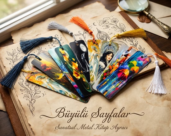 Metal Kitap Ayracı 105 Adet