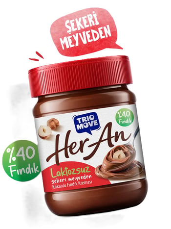 Trio Move Her An %40 Fındıklı Kakaolu Fındık Kreması 300 Gr