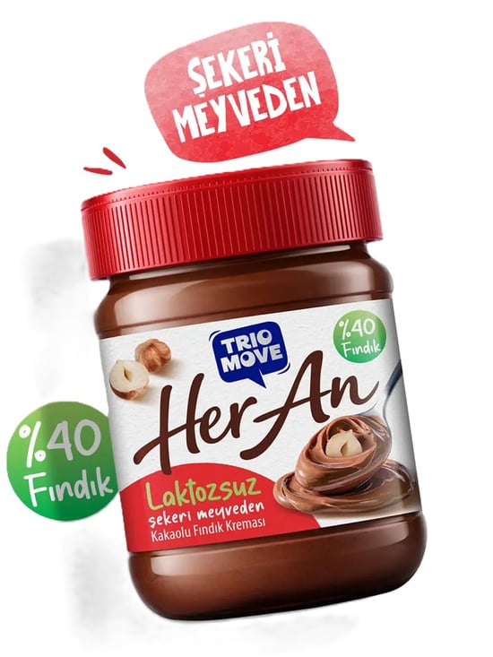 Trio Move Her An %40 Fındıklı Kakaolu Fındık Kreması 300 Gr