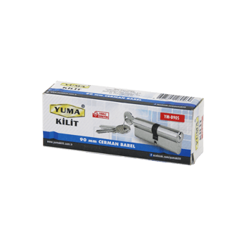 Yuma Ym-b90s ( 90mm ) ( Nikel Saten ) Cerman Barel ( Kutulu Ambalaj ) ( 3 Anahtar )