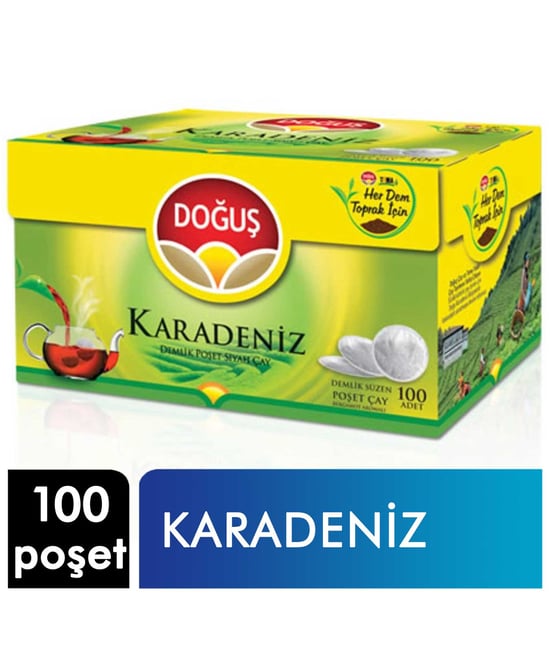 Doğuş Demlik Poşet Çay 100 Karadeniz