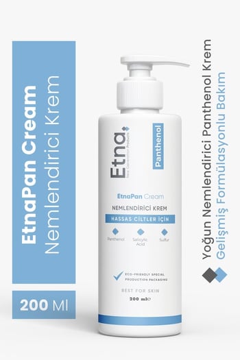 Etna Pharma Etnapan Pantenol Onarıcı & Yatıştırıcı, Nemlendirici Yüz ve Vücut Bakım Kremi 200 Ml
