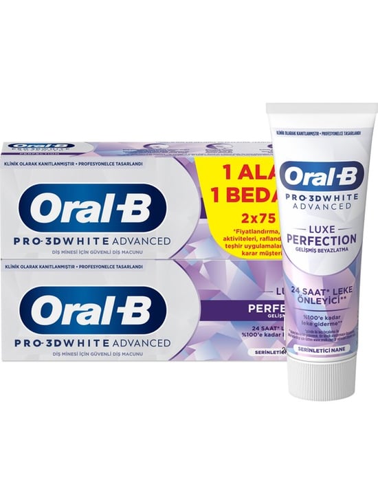 Oral-b Pro-3d White 2x75ml Macun