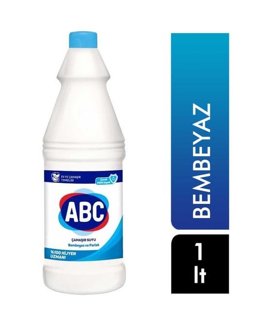 ABC Çamaşır Suyu 1 lt Bembeyaz