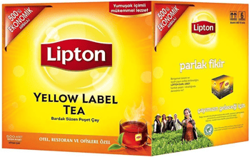 Lipton Bardak Poşet Çay 500 Lü Yellow Label 2g 70004874-69700887