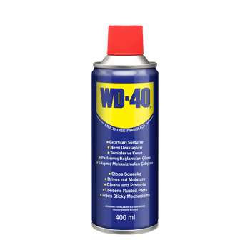 Wd-40 Çok Amaçlı Sıvı, Yağ Çözücü, Pas Sökücü, Makine ve Elektrikli Cihazlar için Temizleyici ve Koruyucu 400 Ml