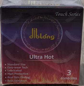 Diblong Prezervatif Ultra Hot 3lü