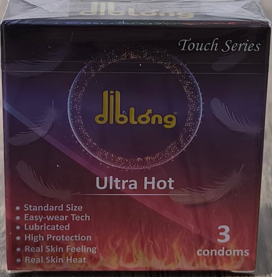 Diblong Prezervatif Ultra Hot 3lü