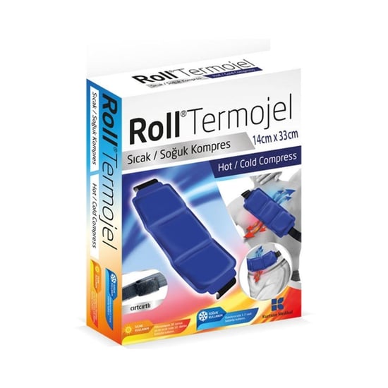 Roll Termojel Sıcak / Soğuk Kompres Çırtlı Bel-sırt-karın 14 Cm X