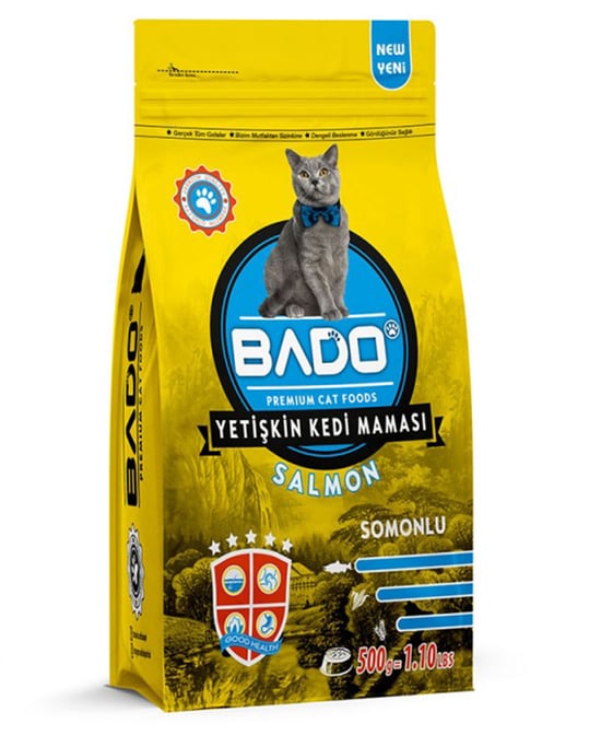 Bado Yetişkin Kedi Maması 500 Gr Somonlu
