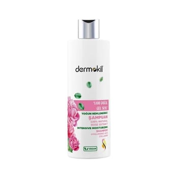 Dermokil %100 Doğal Gül Suyu Şampuan 390 Ml