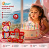 Ksmart K-1094 ( 24pcs ) ( İnce ) ( Renkli ) Doğum Günü Mumu ( Renkli Plastik Tutacak )