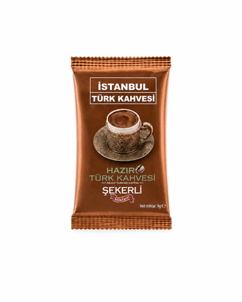 İstanbul Hazır Türk Kahvesi Şekerli 10g X 12 Adet