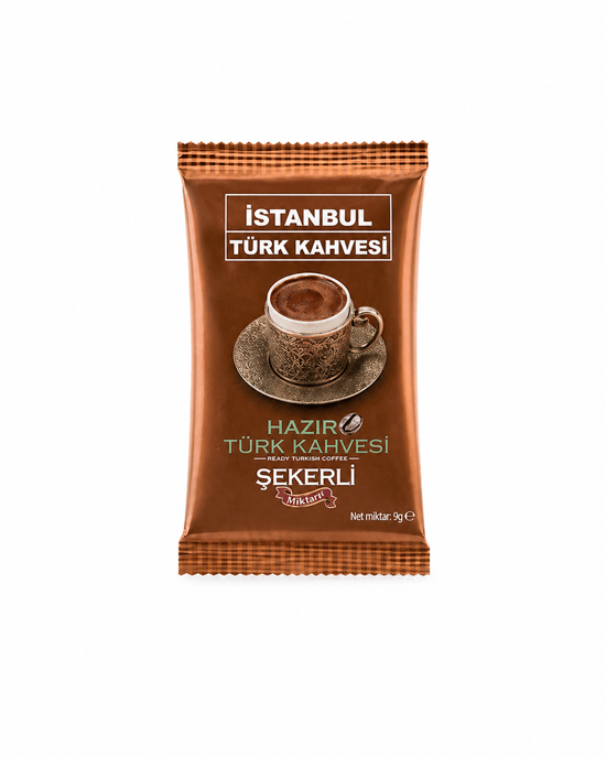 İstanbul Hazır Türk Kahvesi Şekerli 10g X 12 Adet