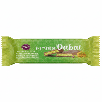 30g Dubai Fıstık Kremalı Çıtır Kadayıflı Çikolata