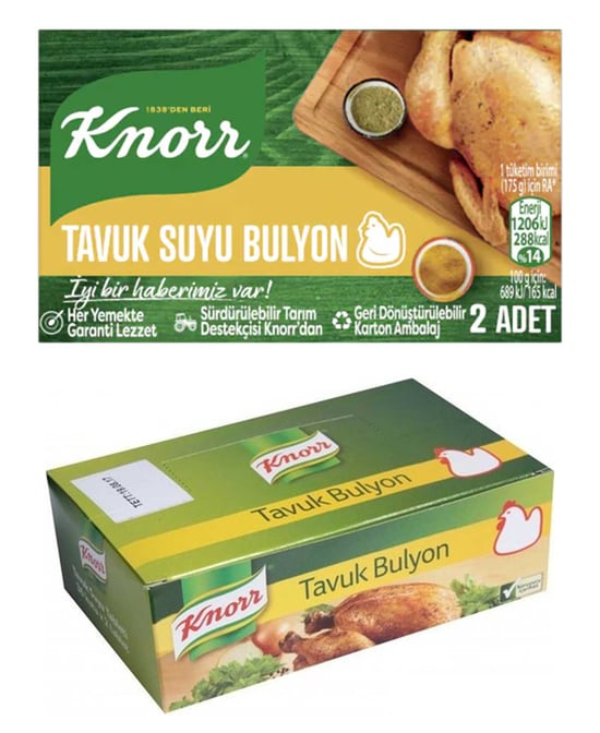 Knorr Bulyon 1 Lt 20 Gr X 36'lı Paket Tavuk Suyu