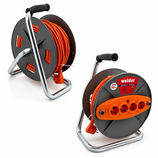 Cca Ct Welder ( 3x2.5mm ) ( 50mt ) Makaralı Uzatma Kablo