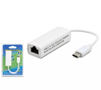 Hdx-5257 Type-c Usb 2.0 Ethernet Adaptör 10/100 Mbps - Beyaz