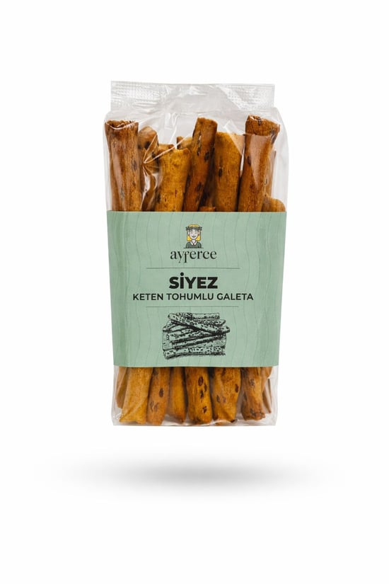 Siyez Unlu Keten Tohumlu Galeta 175g