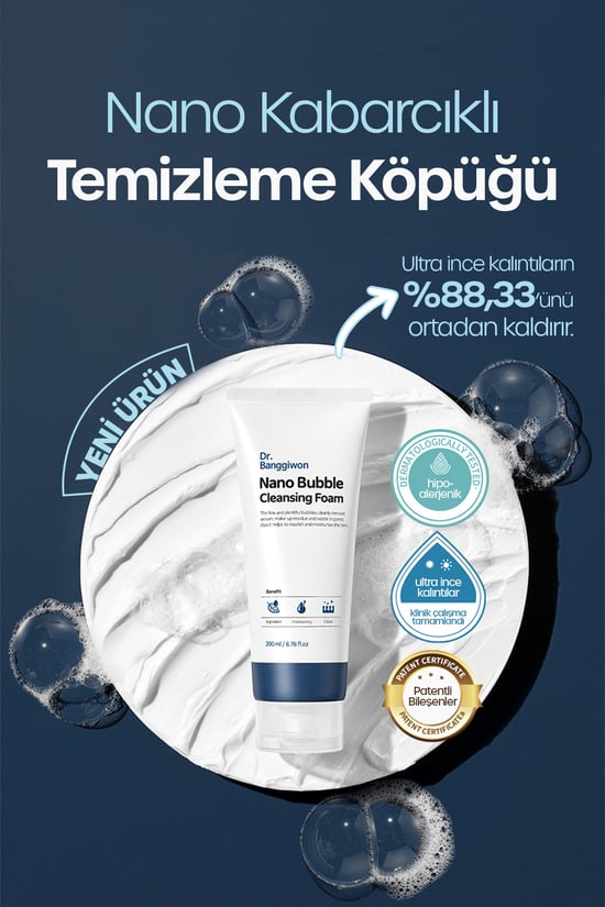 Dr Banggıwon Gözenek Arındırıcı, Derinlemesine Temizlik ve Ferahlatıcı Etki Kabarcık Yüz Temizleme Köpüğü