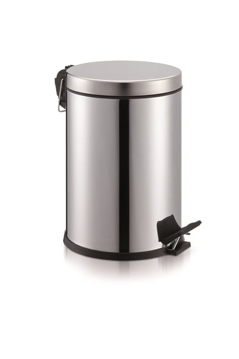 Mk Pedallı Çöp Kovası Paslanmaz 20 Litre