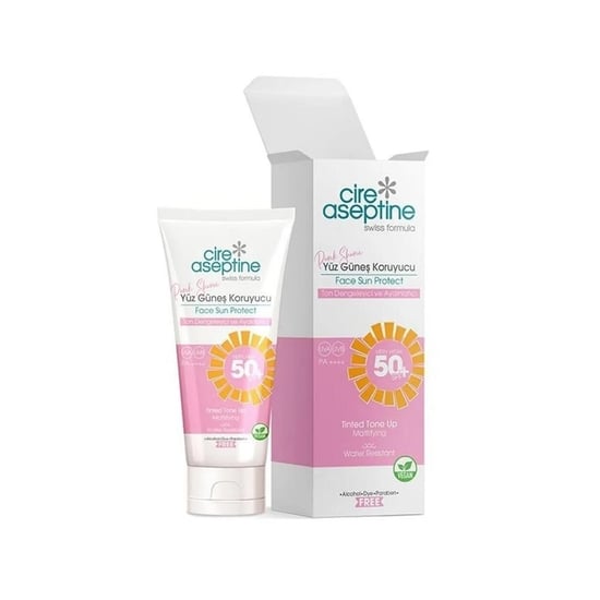 Cire Aseptıne Yüz Güneş Koruyucu 50+spf Pink Shine Nemlendirici 50ml