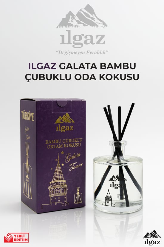 Ilgaz Galata Kulesi Bambu Çubuklu Oda Kokusu 500 ML | Türkiye Serisi