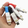 2in1 Anahtarlık Type C / Lightning Mini Anahtarlık Usb Şarj Kablosu Pm-26061