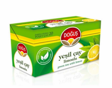 Doğuş Yeşil Çay Limonlu Bitki Çayı 20'li