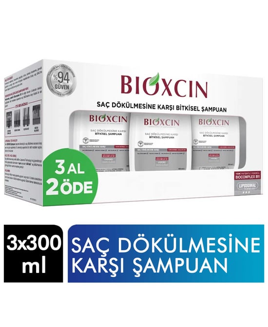 Bioxcin Genesis Şampuan 3x300 Ml 3 Al 2 Öde Paketi Kuru Saçlar İçin
