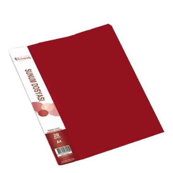 Ticon 20li Sunum Dosya Kırmızı