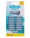 Gillette Mach3 Sport Yedek Tıraş Bıçağı 15'li Kartela