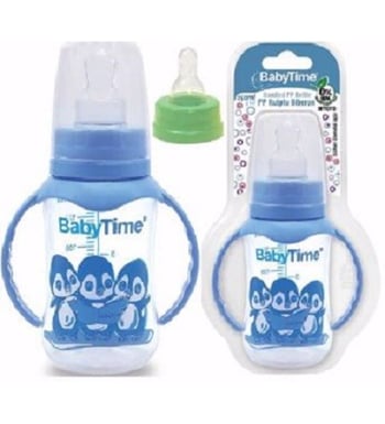 Babytime Biberon Kiraz Uçlu Silikon 150cc - Bt070