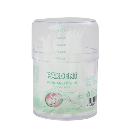 Pakdent Kürdanlı Çatal Diş İpi 50 Li