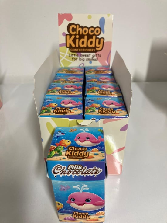 Choco Kıddy Akvaryum Serisi Çikolata 28 Gr