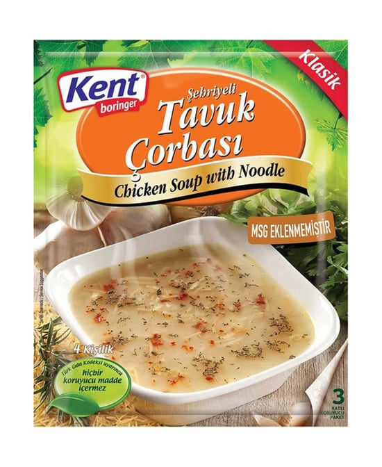 Kent Boringer Şehriyeli Tavuk Çorbası 54 Gr
