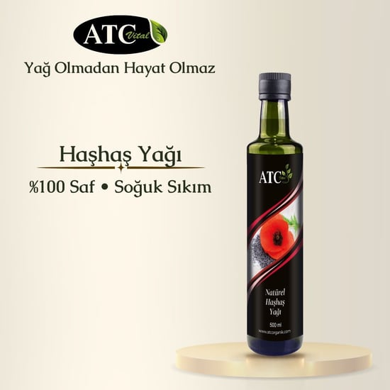 Atc Vital Haşhaş Yağı Natürel 500 Ml