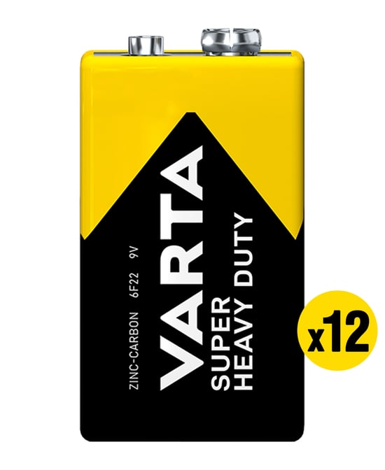 Varta Superlife 9V Pil 12'li Paket