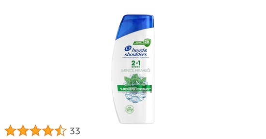 Head And Shoulders Mentol Ferahlığı 2si1 Arada Şampuan 625 Ml