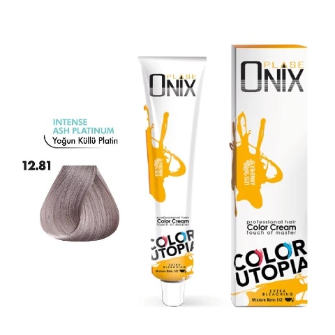 Morfose Onix Saç Boyası 12.81 Yoğun Küllü Platin 60 Ml