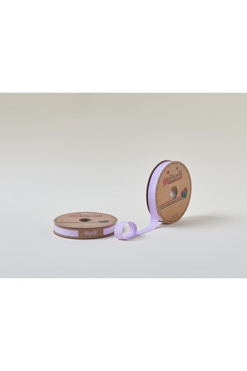 Biye Çizgili Katlı C07 Lila 2 Cm 25 Metre %65 Koton %35 Polyester