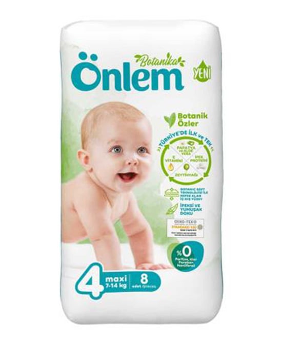 Önlem Botanica Bebek Bezi No:4 8'li Maxi Deneme Paketi