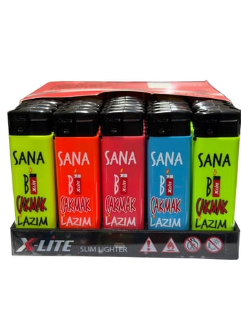 X-lite Baskılı Resimli Figürlü Çakmak *50 Pcs