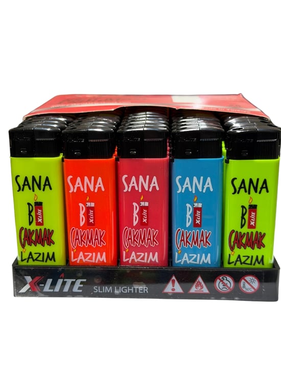 X-lite Baskılı Resimli Figürlü Çakmak *50 Pcs