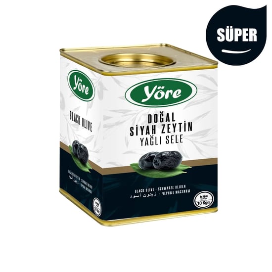 Yöre Gemlik Süper Siyah Zeytin 10 kg (291-320)