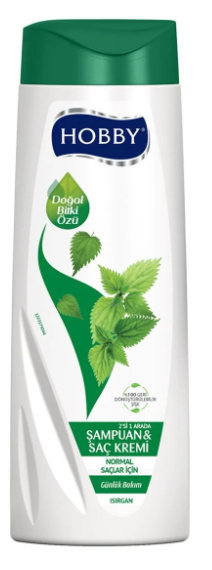Hobby Isırgan Otu Özlü 2'si 1 Arada Şampuan 500 Ml