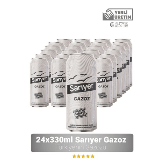 Sarıyer Gazoz 330ml*24lu***
