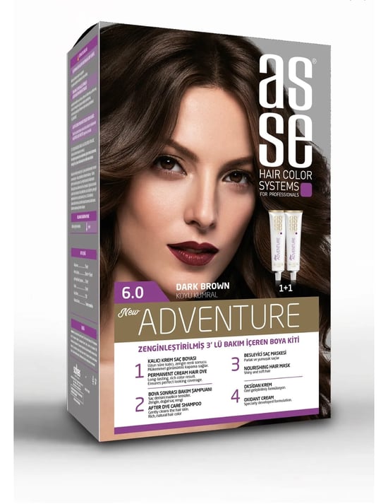 Asse Saç Boyası 6,0 Koyu Kumral